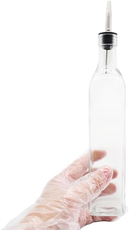 KALDEWEI 1 Pack Caddy Holder Rack for 17oz 500ml Oil & Vinegar Glass Cruet Bottle Dispenser, Square Shape Opening up to 2.4"x2.4" or 6x6cm