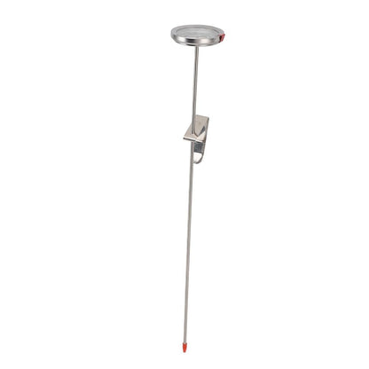 Stainless Steel Oil Fry Thermometer,Long Probe Food Temperature Gauge with Clip for Deep Frying,Candy,Milk,BBQ Cooking(M 30cm)