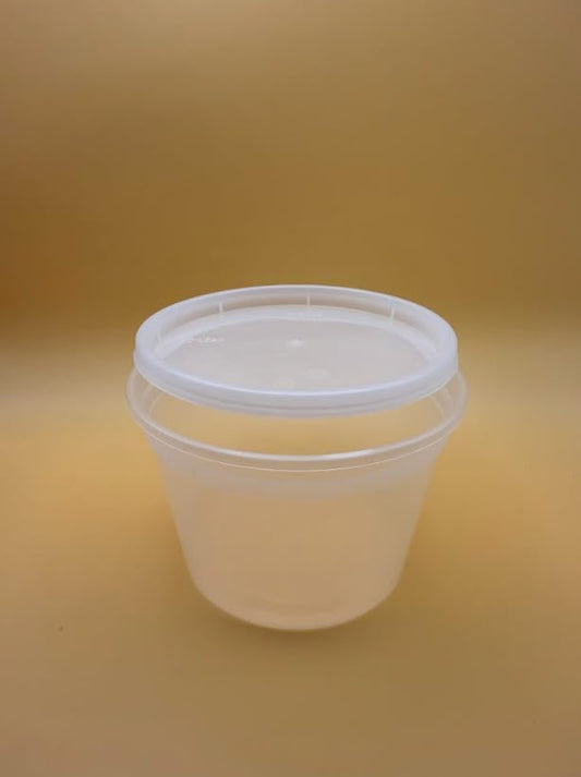 16 oz Plastic Deli Food Containers With Lids (50pcs), Freezer/Dishwasher/Microwave Safe, Soup Containers For Takeout Meal Prep Storage