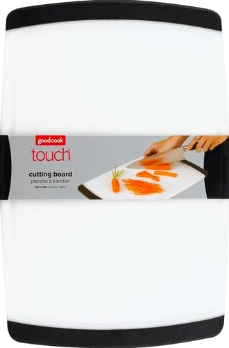 GoodCook Everyday Solid Polyethylene Cutting Board, 8 x 11-Inch, Non-Porous Plastic, White