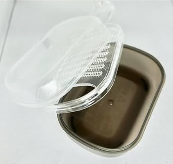 JapanBargain, Japanese Plastic Zester Grater – Multi-Purpose Coarse/Fine Condiment Grater with Container for Ginger and Wasabi, Made in Japan