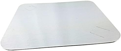 Handi-Foil Large Aluminum 3-Compartment Oblong Tv Dinner Tray Pan w/Lid 25/Pk (pack of 25)