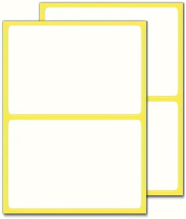 100-Pack Removable Freezer Labels, Waterproof Food Storage Stickers for Date & Contents Marking - Colors A