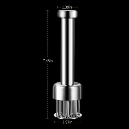 Stainless Steel Meat Tenderizer Tool, 21 Sharp Needles