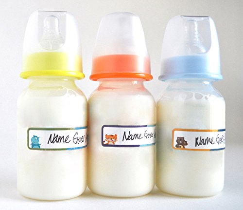 Removeable, Write-On Food Labels, Waterproof, Multipurpose, Freezer Safe, Self-Laminating Label, Dishwasher-Safe for Home Organization and Kitchen Labels (All-Purpose White), Made in The USA