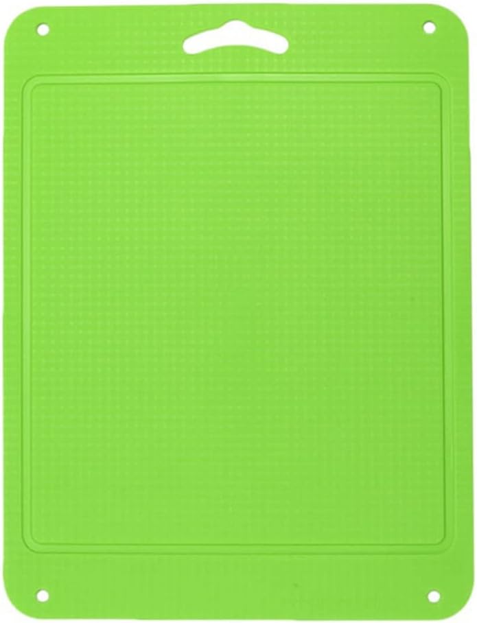 Kingneed Silicone Chopping Mat Flexible Thick Cutting Board Food Grade Material Odorless Two Sided Non-Slipping 0.15 inch Thickness, 12.6 x 9.6 inch for Kitchen (Blue)
