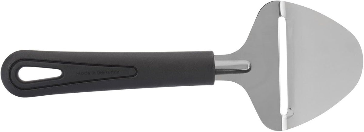 Westmark Stainless Steel Cheese Slicer – Multi-functional German Cheese Slicer, Handheld Hard & Semi-Hard Cheese Cutter, Adjustable Cheese Shaver, Ergonomic Handle, Dishwasher Safe, Red/Black