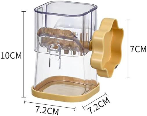 Manual Nut Chopper & Grinder with Handle – Hand Crank Nut Crusher for Walnuts, Peanuts, Chocolate & Dry Fruits – Easy Clean, Food Prep Tool for Baking & Desserts