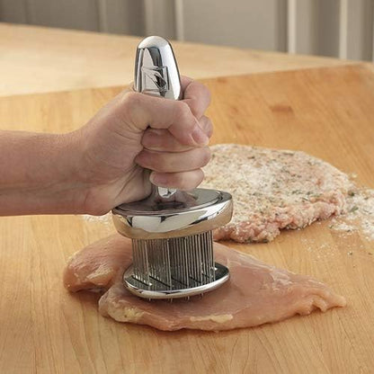 Butcher's Kitchen Impressor Meat Tenderizer and Flavor Infuser Meat Preparation Kitchen Tool