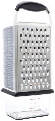 OXO Good Grips 4-Sided Box Grater for Cheese & Vegetables with Container