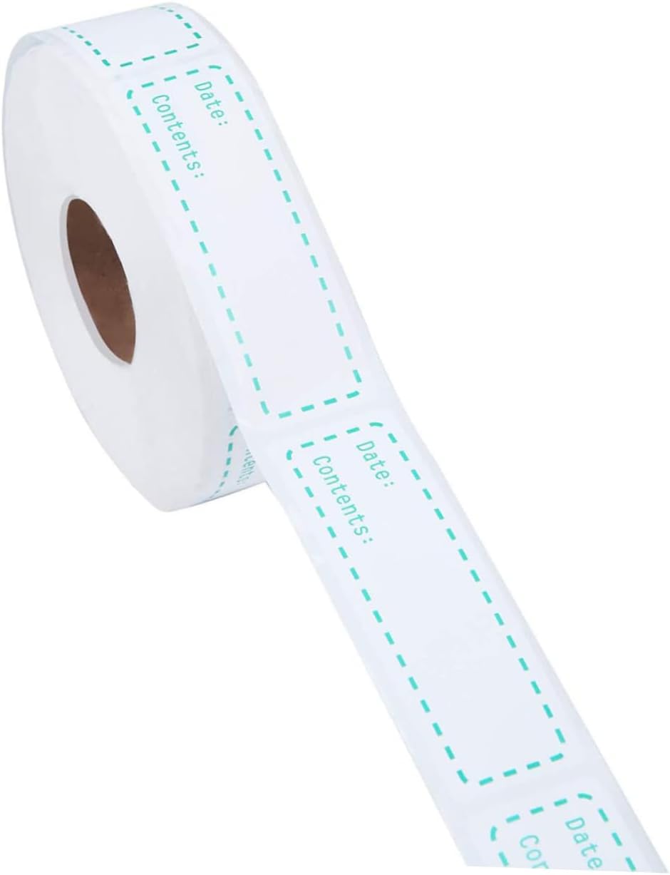 EXCEART 2rolls Food Storage Date Labels Kitchen Stickers for Keeping Removable Adhesive for Freezer and Refrigerator Use for Food Organization