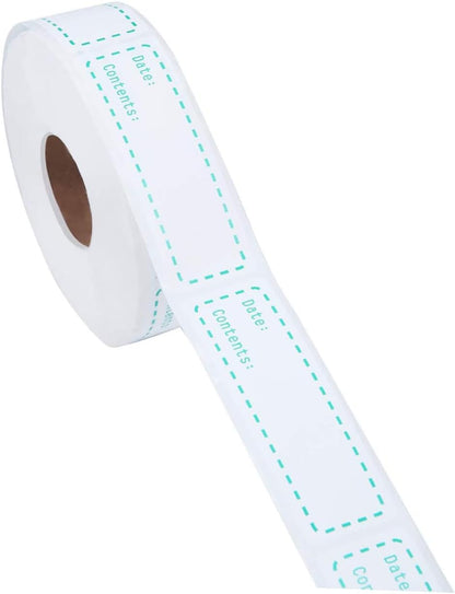 EXCEART 2rolls Food Storage Date Labels Kitchen Stickers for Keeping Removable Adhesive for Freezer and Refrigerator Use for Food Organization