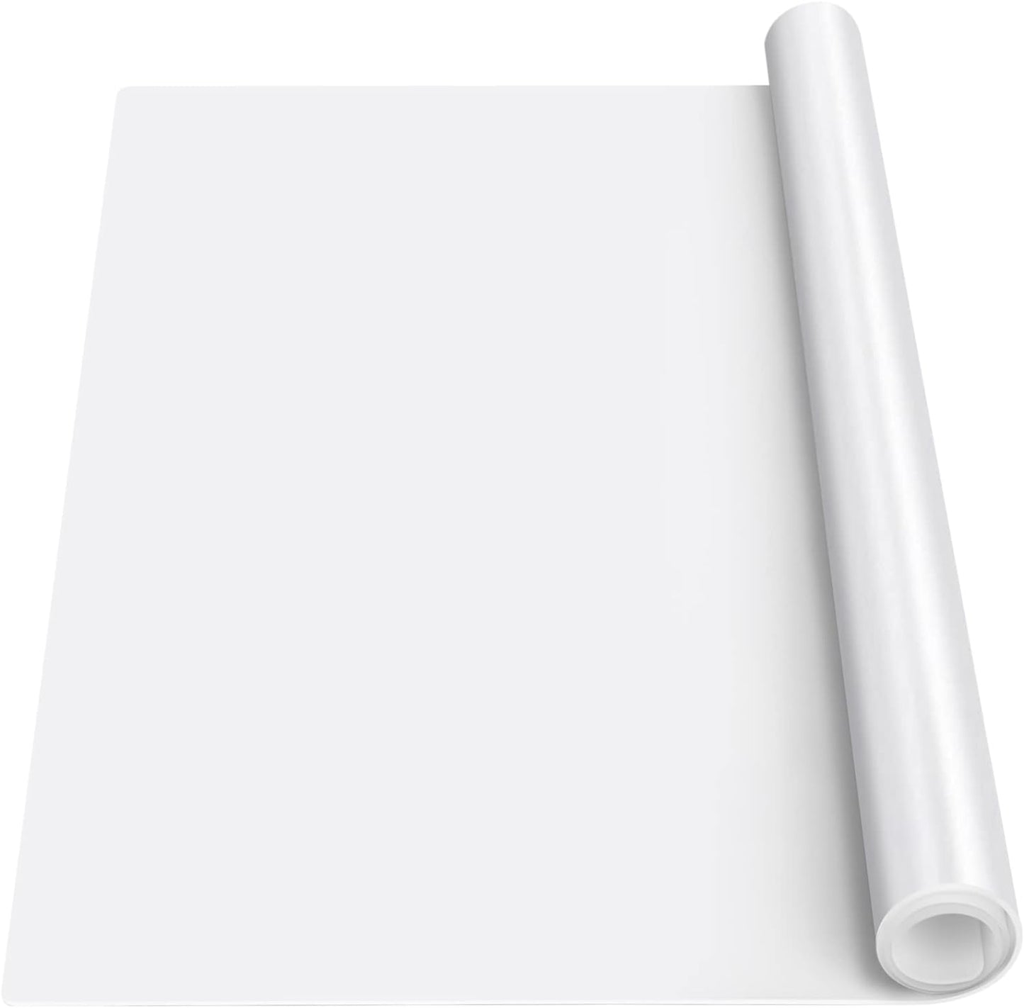 Silicone Mat Heat Resistant Mats for Countertop, Large Silicone Mats for Crafts Kitchen Counter Workbench Table protector, Size 36x24 inches Thick 2mm,Rolled Package,Light Blue