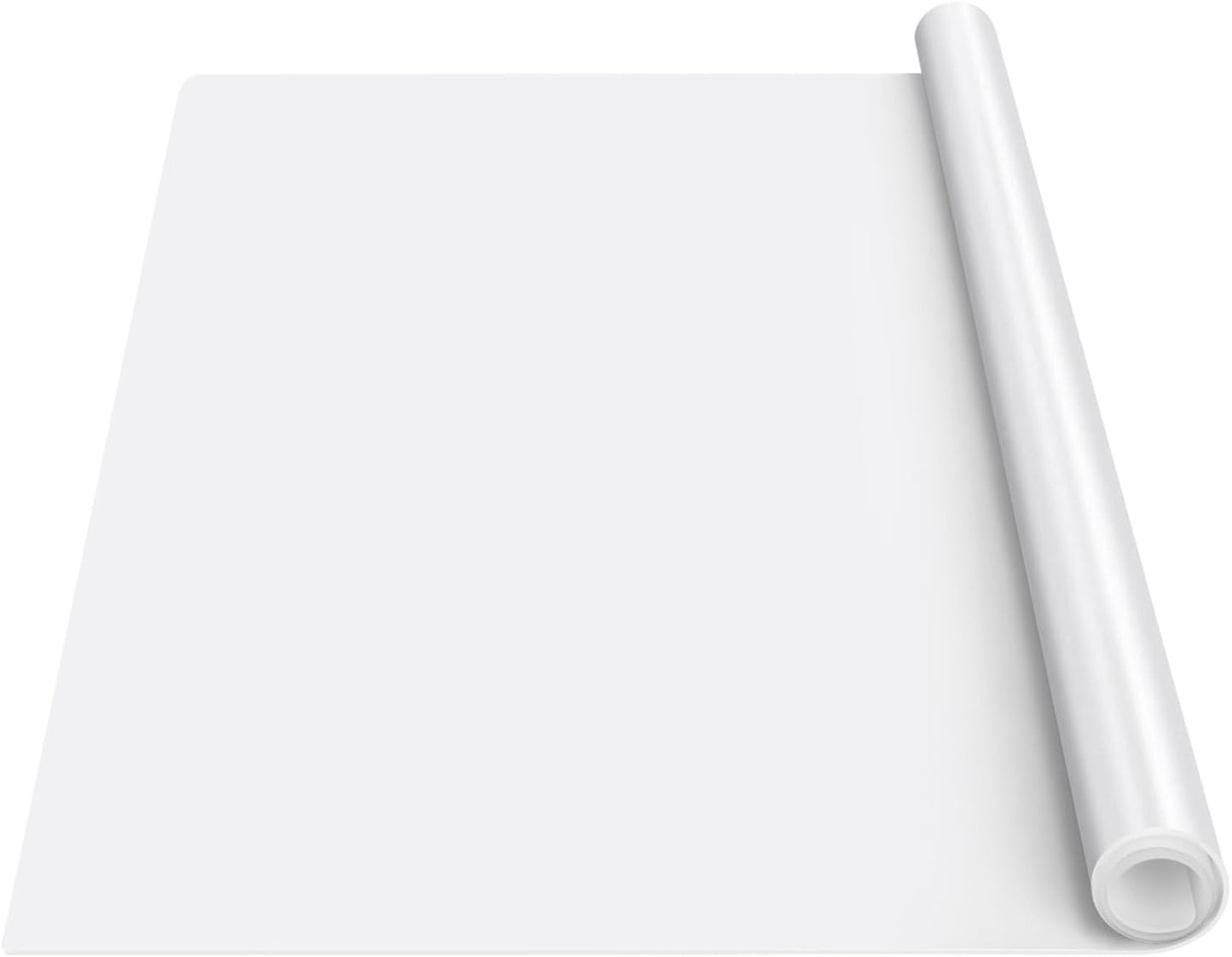 Extra Large Silicone Mat, 84”x24” Heat Resistant Mats for Countertop, Cuttable Waterproof Kitchen Counter Mat, Multipurpose Countertop Protector Mat, Silicone Mats for Kitchen Counter (Translucent)