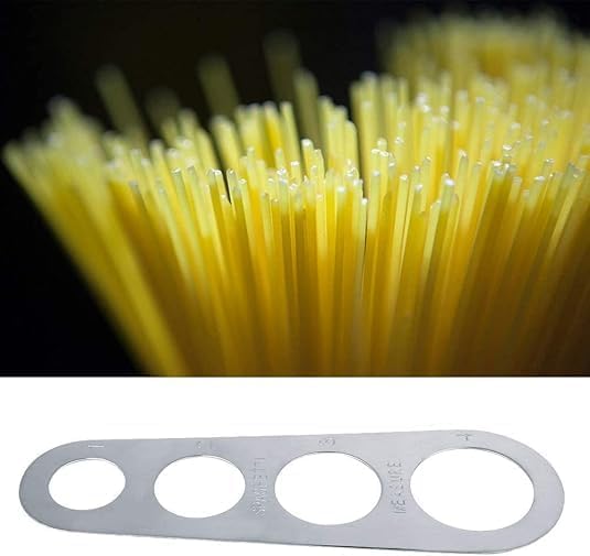 Silvery Spaghetti Measurer, Stainless Steel Spaghetti Measurer Measuring Tool Pasta Portion Control Gadgets Portion Cooking Tool for Pasta and Noodles Creative, Cook's Tool and Gadget Sets