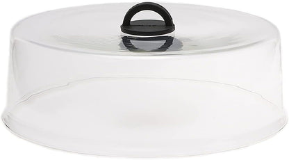 Tall Microwave Tempered Borosilicate Glass Plate Cover 10 x 4