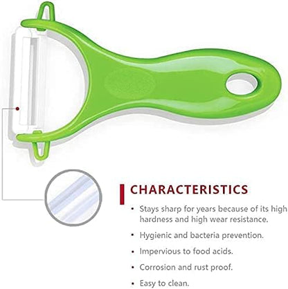 COLIBROX Peelers Grate and Julienne - Fruit and Vegetable Peeler Set Quickly Peels Apple, Potato, Corn, Ginger, Citrus, Avocado, Mango and More