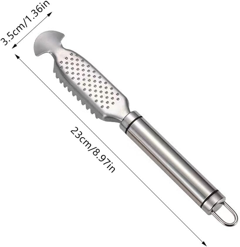 Fish Scales Scraping Tool,Multifunction Stainless Steel Fish Scale Knife Cleaning Kit Scale Peeler Descaler Tool Scaler Remover Scaler Scale Removing Tool,for Quick Easy Fish Scaling Cleaning