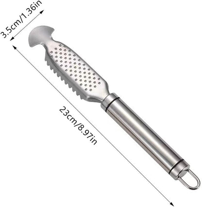 Fish Scales Scraping Tool,Multifunction Stainless Steel Fish Scale Knife Cleaning Kit Scale Peeler Descaler Tool Scaler Remover Scaler Scale Removing Tool,for Quick Easy Fish Scaling Cleaning