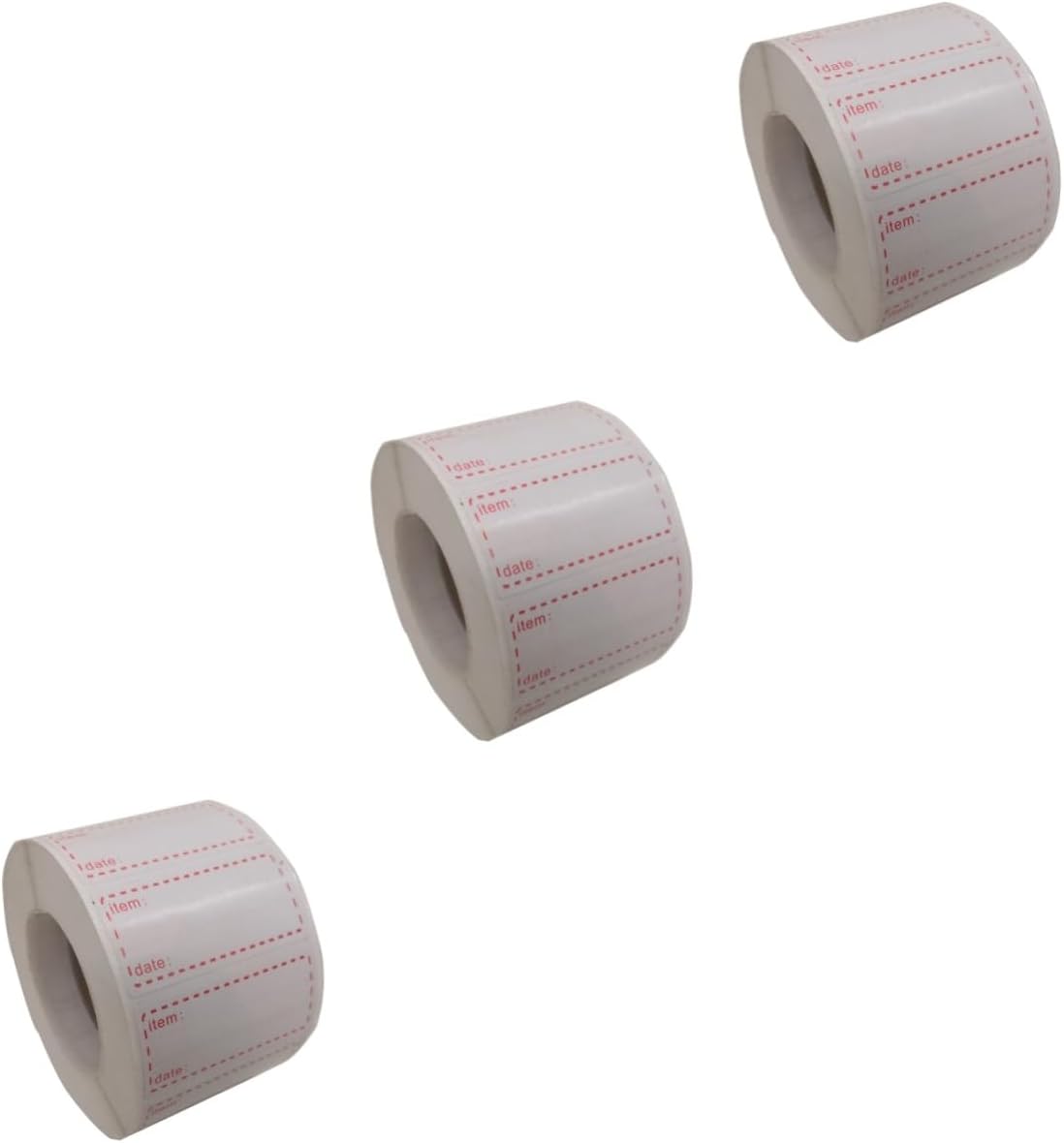 STOBOK 3rolls Eco-Friendly Kitchen Food Date Stickers Non-Toxic Labels for Containers Pantry Expiration Dates