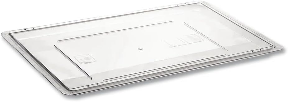 Rubbermaid Commercial Products Polycarbonate Food Storage Box/Tote, 2 Gallon, Clear, for Restaurant/Kitchen/Cafeteria