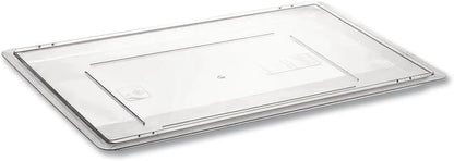 Rubbermaid Commercial Products Polycarbonate Food Storage Box/Tote, 2 Gallon, Clear, for Restaurant/Kitchen/Cafeteria