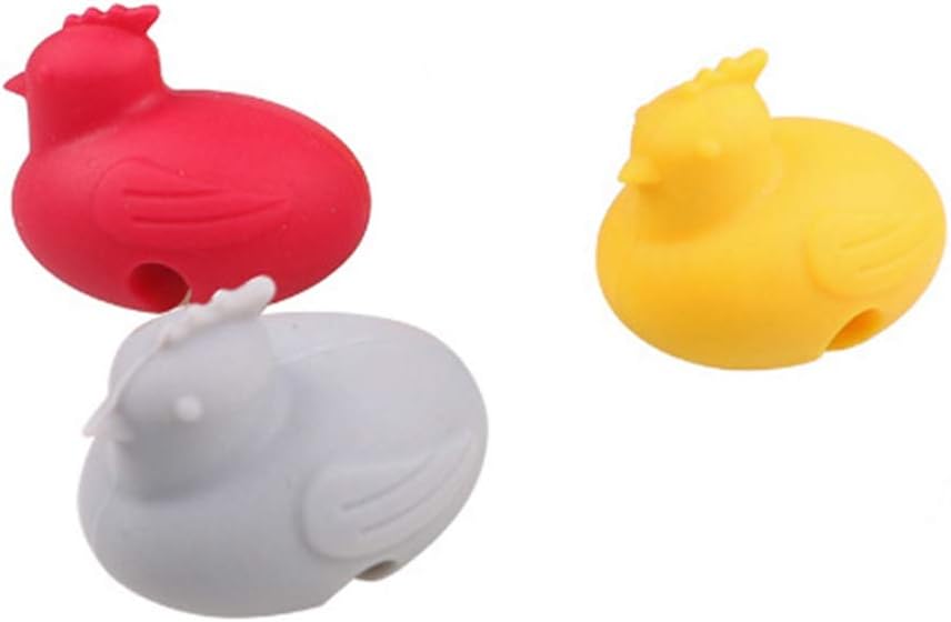 Silicone Pot Lid Lifters, Cute Animal Heat Resistant Pot Lid Rack Holder Clips, Spill- Proof Steam Vent Stand for Soup Pots Saucepan(Pig)