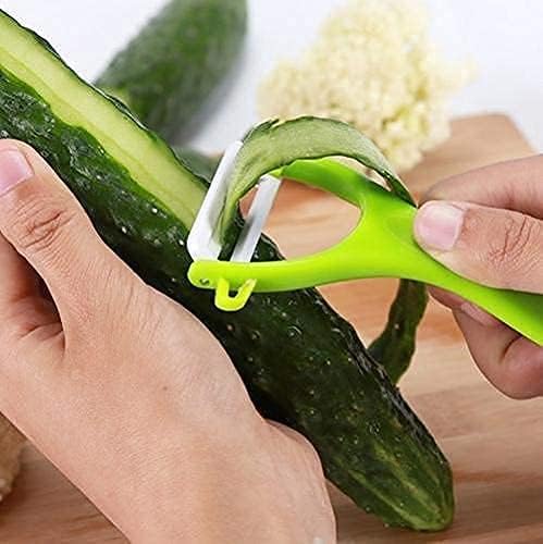 COLIBROX Peelers Grate and Julienne - Fruit and Vegetable Peeler Set Quickly Peels Apple, Potato, Corn, Ginger, Citrus, Avocado, Mango and More