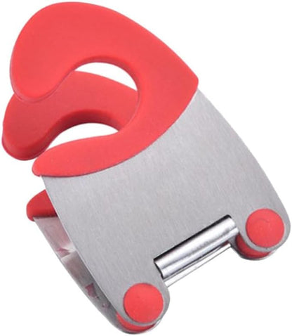 Stainless Steel Pot Clip Spoon Holder 2 Piece Kitchen Utensil Rest