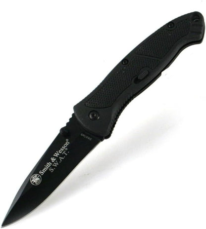 Smith & Wesson Benji 2.5in High Carbon S.S. Folding Keychain Knife with 1.75in Modified Tanto Blade and G10 Handle for Outdoor