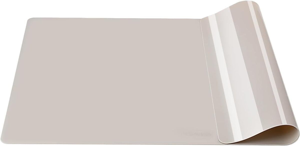 Silicone Placemats, Food-Grade Non-Slip Waterproof, Dining, Stain Resistant, Countertop Protector, Kitchen Counter Mat, Heat Resistant, Baking mat Dishwasher Safe (23.6"×15.7"-1pack, Black)