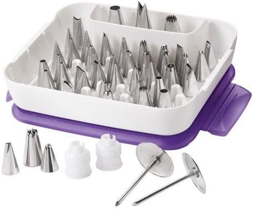 Wilton Master Cake Decorating Piping Tips Set, with Case