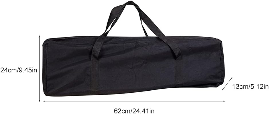 BBQ Tool Storage Bag,Oxford Grill Tool Carry Bag, Waterproof Outdoor Picnic Cooking Tools Bag Carry Bag for Camping Car Trip Outdoor Camping (Black,Size:24.41x 5.12 x 9.45inch)