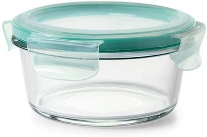 OXO Good Grips 1 Cup Smart Seal Airtight Glass Round Food Storage Container