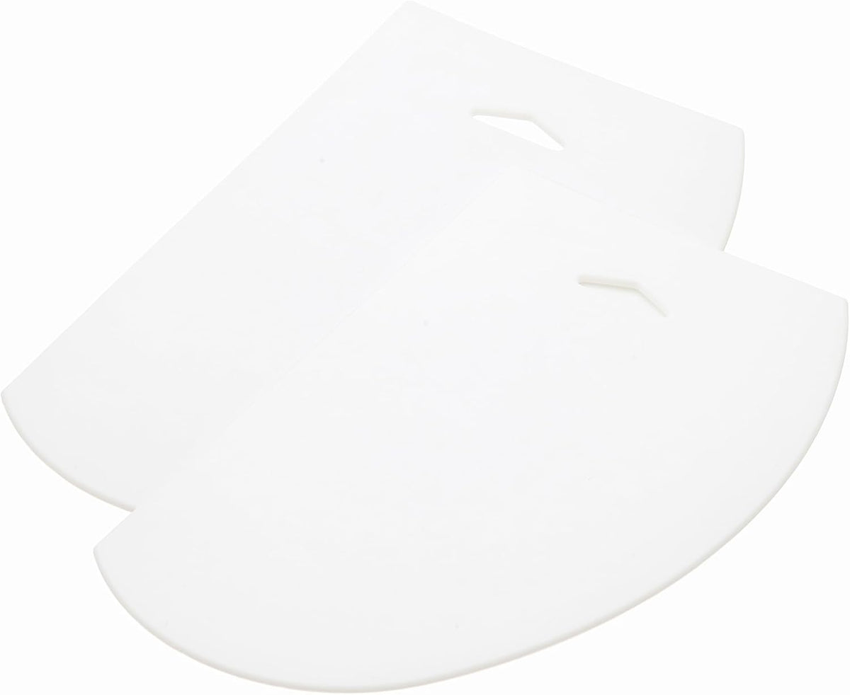 Ateco Large Plastic Bowl Scraper & Icing Smoother , White