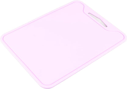 Flexible Kitchen Cutting Mats, Food Grade Silicone, Purple, with Hanging Hole