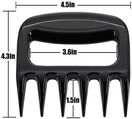 TOPULORS Ideal Gift Meat Claws-Strongest BBQ Meat Handler Forks Pulled Pork Shred Handling Meat & Carving Turkey Claws Handler Set for Your Smoker & Barbecue(1 Pair)