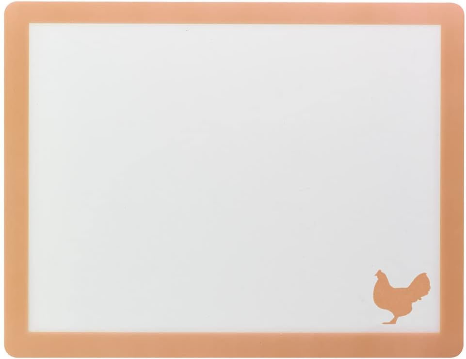 HIC Kitchen Flexible Cutting Board Mat Set, Color-Coded with Icons, Food-Grade Nonporous BPA-Free Plastic, Set of 4