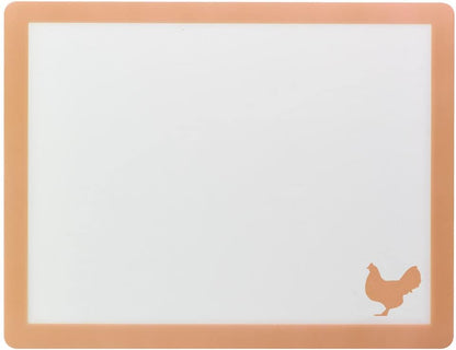 HIC Kitchen Flexible Cutting Board Mat Set, Color-Coded with Icons, Food-Grade Nonporous BPA-Free Plastic, Set of 4