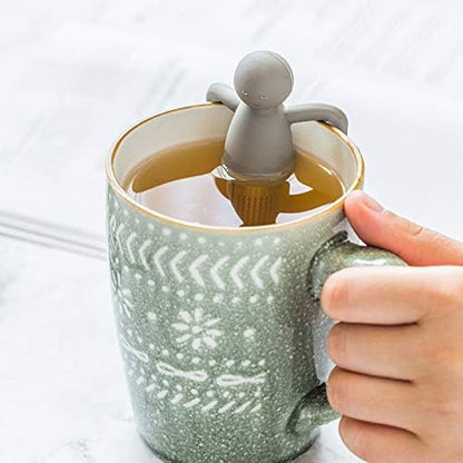 Leden Tea Infuser for Loose Leaf Tea Extra Fine Mesh Tea Steeper Gray