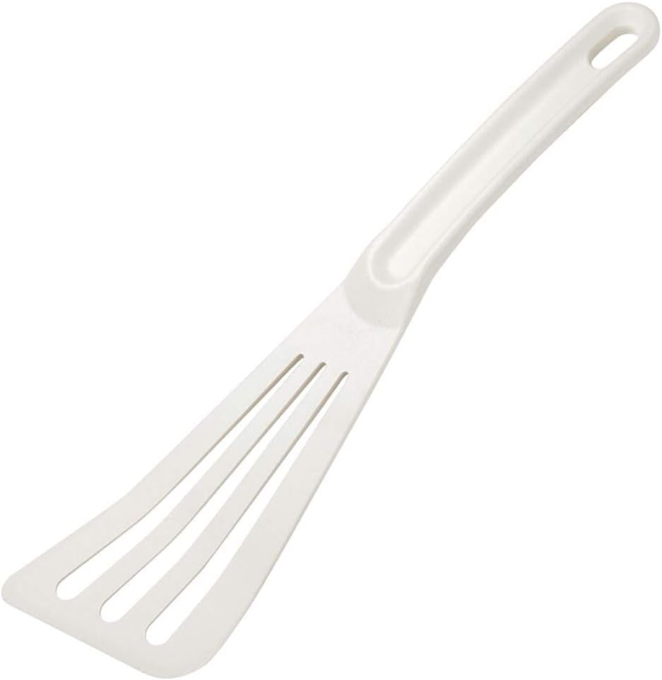 Mercer Culinary Hell's Tools Hi-Heat Slotted Spatula, 12 Inch x 3.5 Inch, Gray