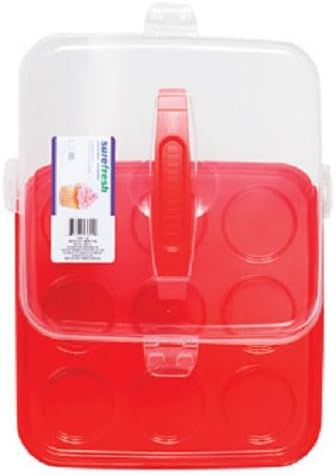 Sure Fresh Plastic Cupcake Carriers with Handles