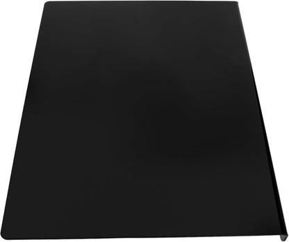 Non-slip Black Acrylic Cutting Board 42.5x32.5cm 3mm Thick Kitchen Chopping Mat for Fruits Vegetables and Meat Countertop Use