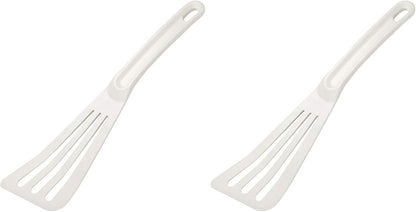 Mercer Culinary Hell's Tools Hi-Heat Slotted Spatula, 12 Inch x 3.5 Inch, Gray