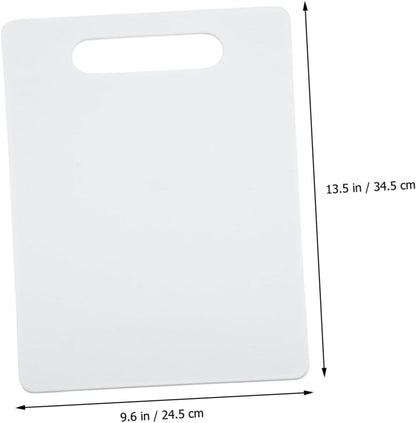 HOMSFOU Plastic Kitchen Cutting Board Mat, Non-slip Chopping Board for Kitchen Use, Square Food-grade Cutting Mat for Vegetables and Fruits