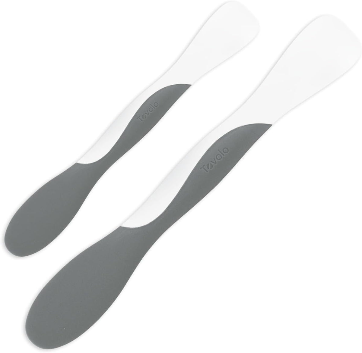 Tovolo Mini Scoop & Spread Tool for Kitchen Meal Prep Small Sandwich Spreader Spatula for Peanut Butter Jelly, Silicone BPA Free Dishwasher Safe Scooper Spreader, Aqua Seafoam Green