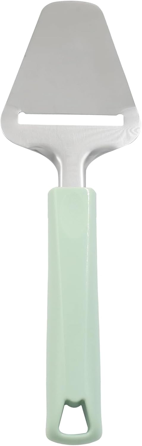 Non-Stick Cheese Slicer, Stainless Steel, Green