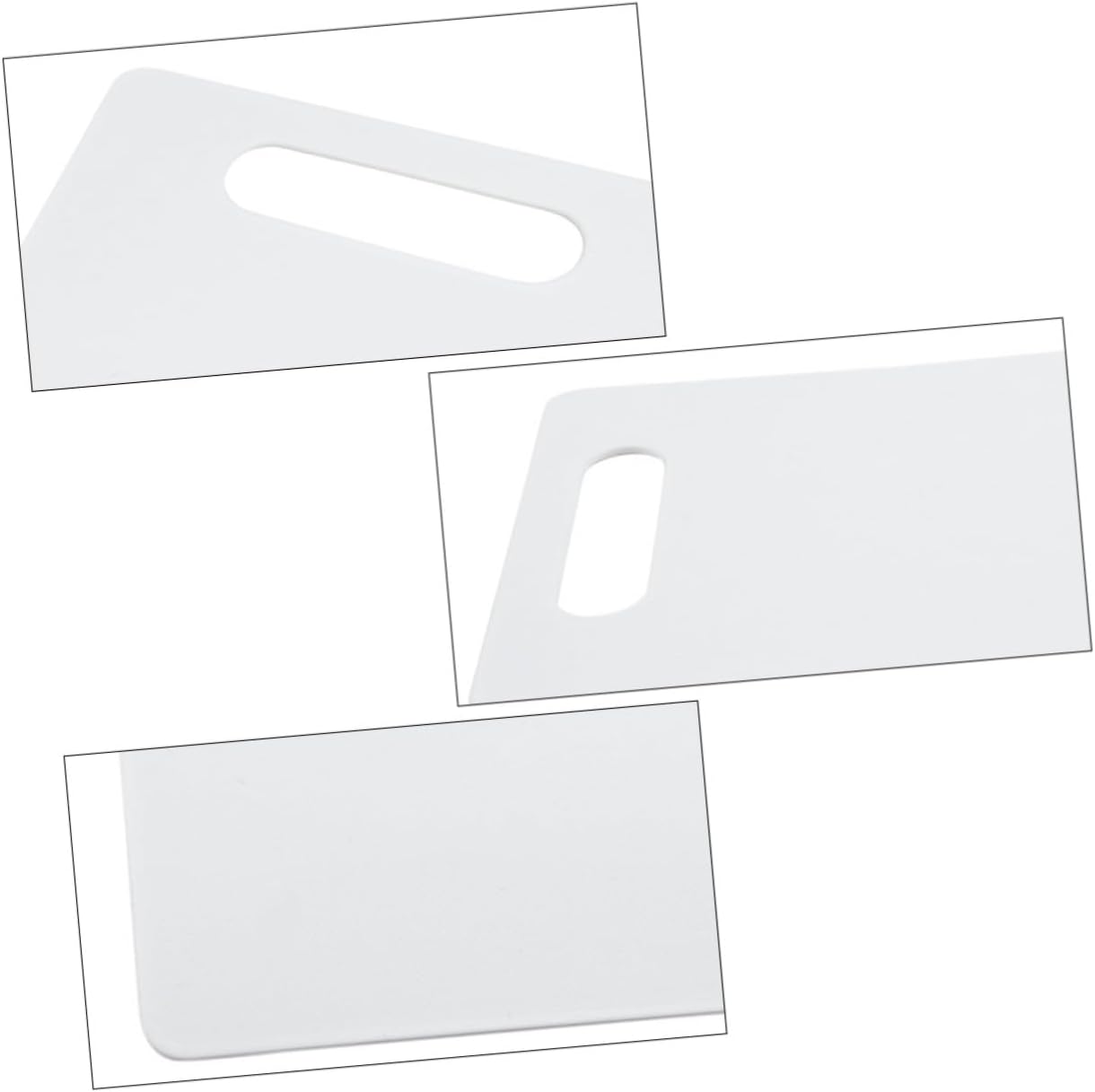 PRETYZOOM Kitchen Cutting Board Chopping Mat Square Plastic Non-slip Cutting Board for Kitchen Use Sturdy Food-grade Plastic Suitable for Fruits Vegetables