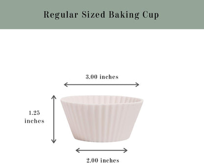The Silicone Kitchen Silicone Individual Mini Loaf Pans - Reusable, Non-Toxic, BPA Free, Dishwasher Safe, Bento Box Accessories (12 Pack, White)