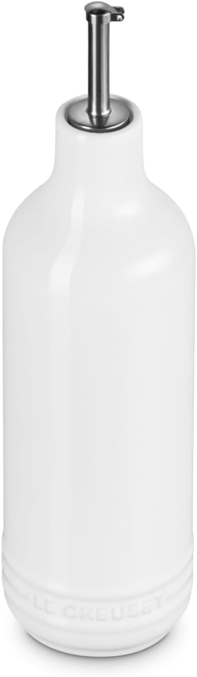 Le Creuest Stoneware Signature Oil Cruet, 20 oz., Flame